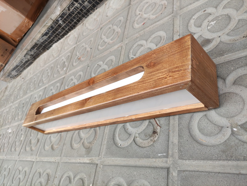 aplique pared hotel madera sininstalacion 9.5x67x10 11u